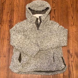 Women’s size L coffee shop pull over sweatshirt